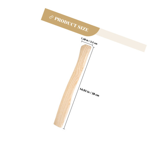 2Pcs Replacement Wooden Axe Handles For Outdoor Hatchets Hand Tools 1