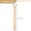 2Pcs Replacement Wooden Axe Handles For Outdoor Hatchets Hand Tools 3