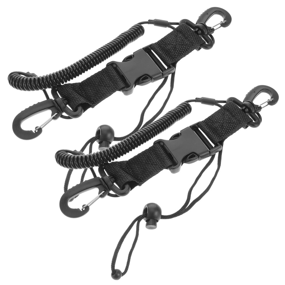 Camera Wrist Strap Lanyard Two Pack Quick Release For Underwater Equipment Scuba And Cameras Spring Coil Safety 9084446186536