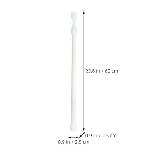 spanningsdouchegordijnstang uitschuifbaar 60-110 cm 1