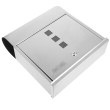 Metalen brievenbus voor buiten met slot, wandmontage