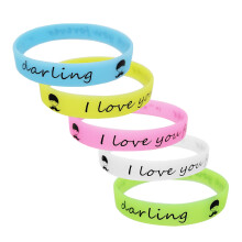 20 stück leuchtende silikonarmbänder bunt für party, sport, schule