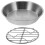 1 set grillplatte mit rost, displayrack, backplatte, blech 11