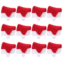 48 lutscherhüte mini weihnachtsmann flaschenhüte süßigkeiten