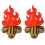 2 aufblasbare -Props, lebhaftes Campfire-Decor 3