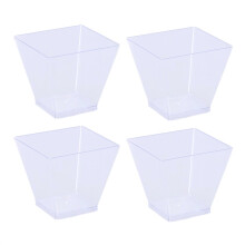 20 60 ml kunststoff mousse transparent trapezförmig
