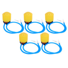 5PCS Gelb Fuß Luftpumpe 4,5 Zoll Kunststoff