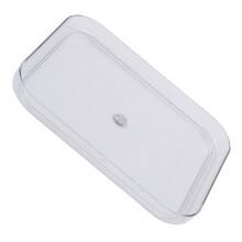 Obstschale Snacktablett 24,8X19,8 Cm Transparent Quadratisch