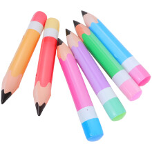 6 stk. aufblasbare bleistift-ballons, groß, & schule