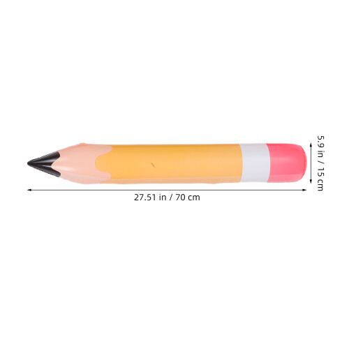 6 stk. aufblasbare bleistift-ballons, groß, & schule 2