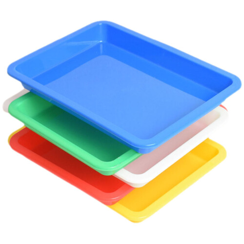 5 kunststoff tabletts, - und servierorganizer