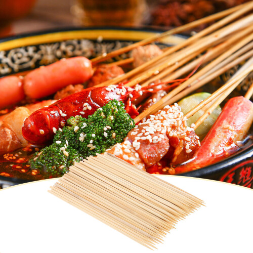 200 Unidades Brochetas De Bambú Para Barbacoa Y Asar 1