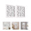 2pcs rustic square wall mirrors for living room 2