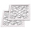 2pcs rustic square wall mirrors for living room 6