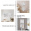 2pcs rustic square wall mirrors for living room 11