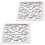 2pcs rustic square wall mirrors for living room 7