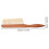 1Pc Beekeeping Tool Wood Handle Bee Sweep Brush Single Row Bristles 3