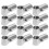 12 colliers T acier inoxydable pour rail clôture 11