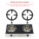 3pcs wok racks for gas stove, replaceable support accessory 10