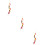 3 pcs hanging fake peppers artificial string colorful pendant 10