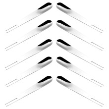 24pcs stainless steel fruit forks for cake and dessert, home use
