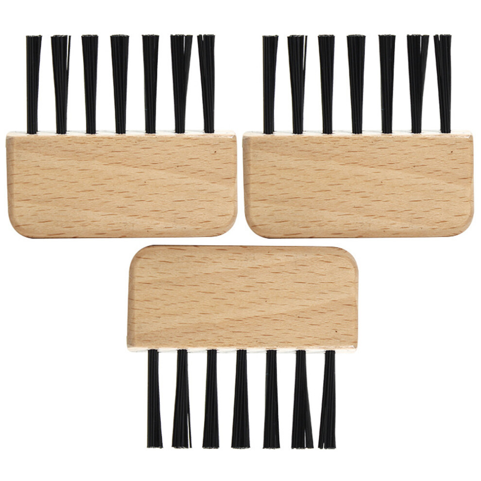 Villcase 3Pcs Comb Cleaning Brush Keyboard Beech Cleaning Sweep