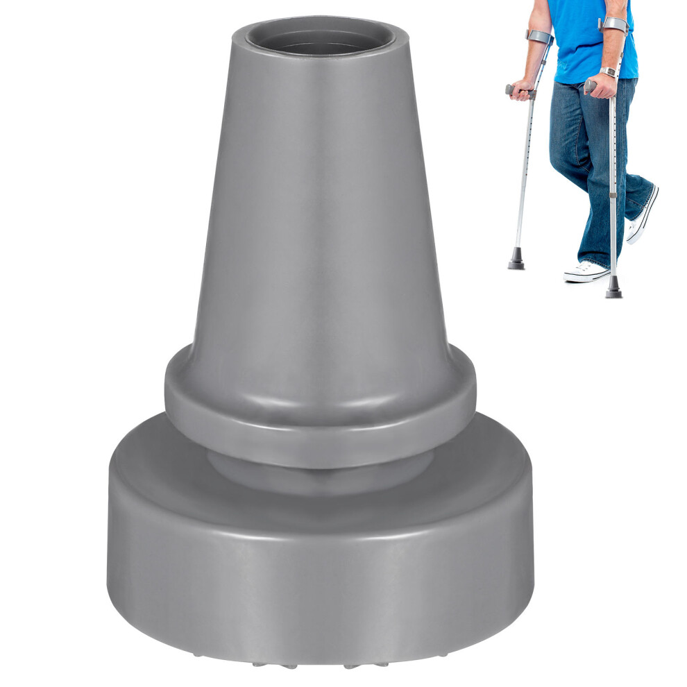 Villcase Grey 19Mm Inner Diameter Rubber Head Crutch Antislip Tips