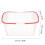 5Pcs Portable Plastic Fruit And Vegetable Picking Baskets 8