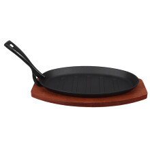 set ghisa 25 cm con base forno picnic