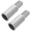 2 pezzi punte adattatrici in alluminio 19+22 mm per prolunga scopa 1