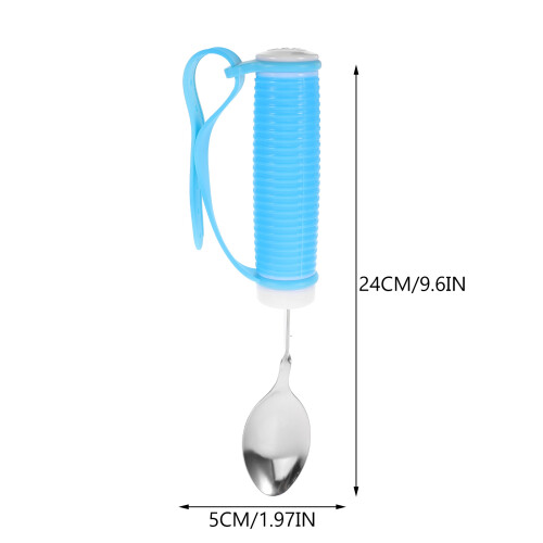 Utensílio com colher anti-tremor e para fracas 1