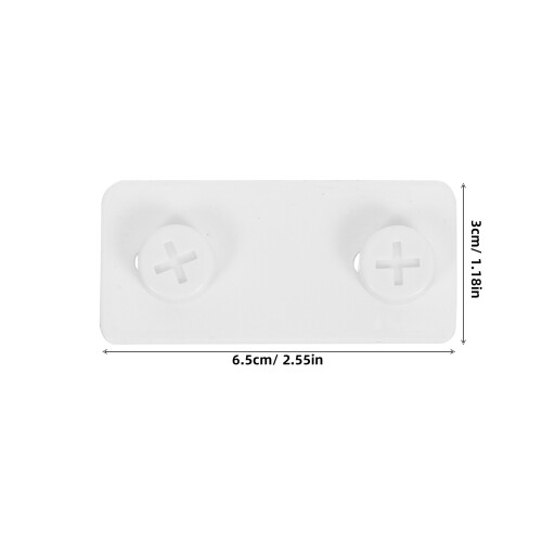 2 pares de blocos fixadores para perfurados, conector ferro resistente 2