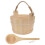 conjunto de colher de barril para banho e sauna 1