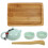 Conjunto De De Porcelana Com Bule E 2 Xícaras - Verde 5