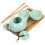 Conjunto De De Porcelana Com Bule E 2 Xícaras - Verde 6