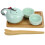 Conjunto De De Porcelana Com Bule E 2 Xícaras - Verde 1