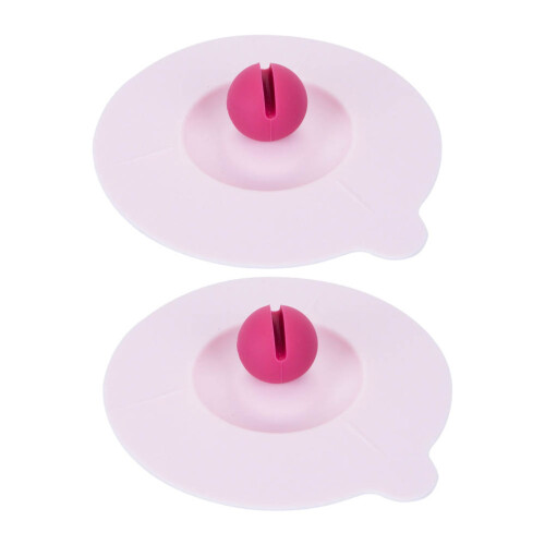 2 tampas de silicone para , antiderrame, ideais para casa