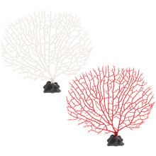 6Pcs Sushi Plate Coral Decor Fake Coral Ornament for Food Dish
