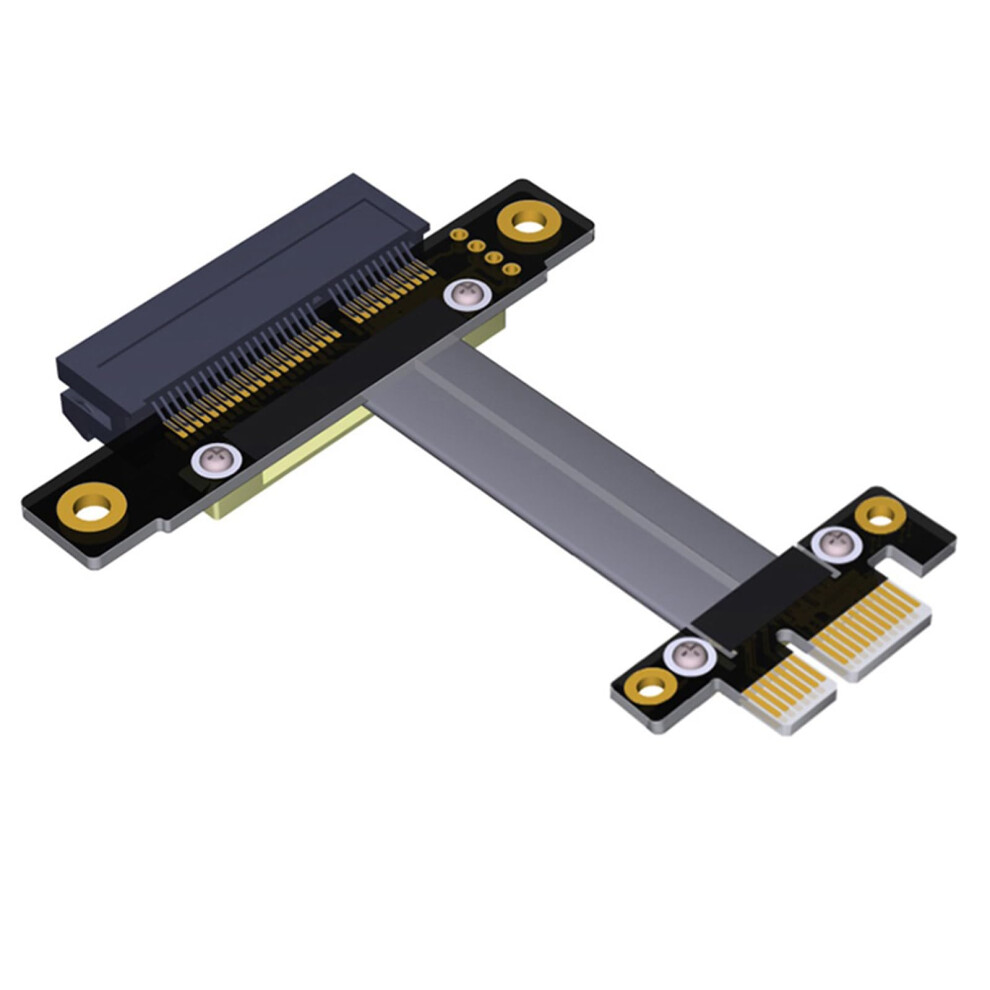 Pcie 4 To 1X Extension Cable High Speed Pcie 4.0, 180 Degree And 90 Degree Adapter, For Pcie Expansion 9393856088416