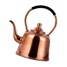 2L Copper Teapot Heatproof Handle Camping Kettle Induction Cooker Compatible Chinese Style Teapot