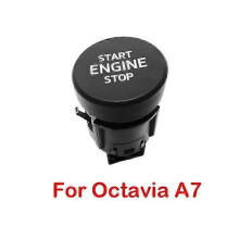 (For Octavia A7) New Engine Start Stop Switch Button For Skoda Octavia Superb Kodiaq GT 3V0905217A 3V0905217 Start Engine Stop Switch Button