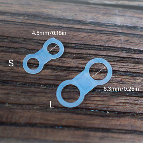 4.5mm/6.3mm Protections Rings for Wacky Rigs Senko Baits-S 1