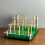 Acrylic Tiered Golf Ball Display Stand With Synthetic Grass Base 5