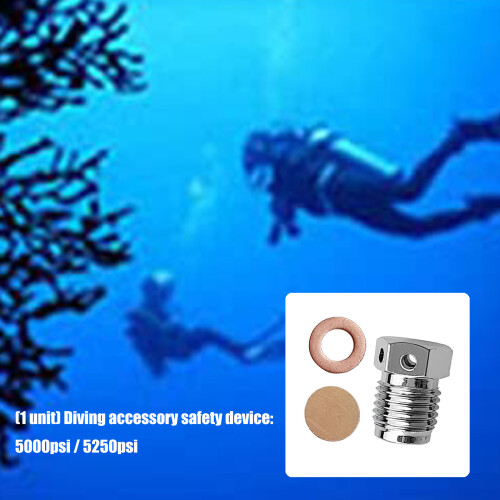 Scubas Tanks Valves Burst Disc Assembly Universals Diving 2