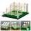 Acrylic Tiered Golf Ball Display Stand With Synthetic Grass Base 2