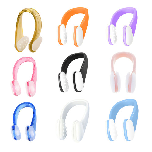 Practical Swimming Nose Clips with Storage Box Nose-Sky blue 2