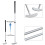 Compacts Telescopic Putting Stick Space Saving-Glossy style 4