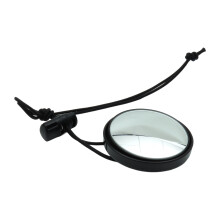 Practical Diving Rearview Mirror with Lanyard Adjustable-Black