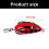 4CM Simulated Frogs Fishing Lures with Hook Soft PVC-Type E 3