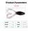 2PCS Twin Tail Fishing Frogs Lures Soft Baits Lures-Type A 3